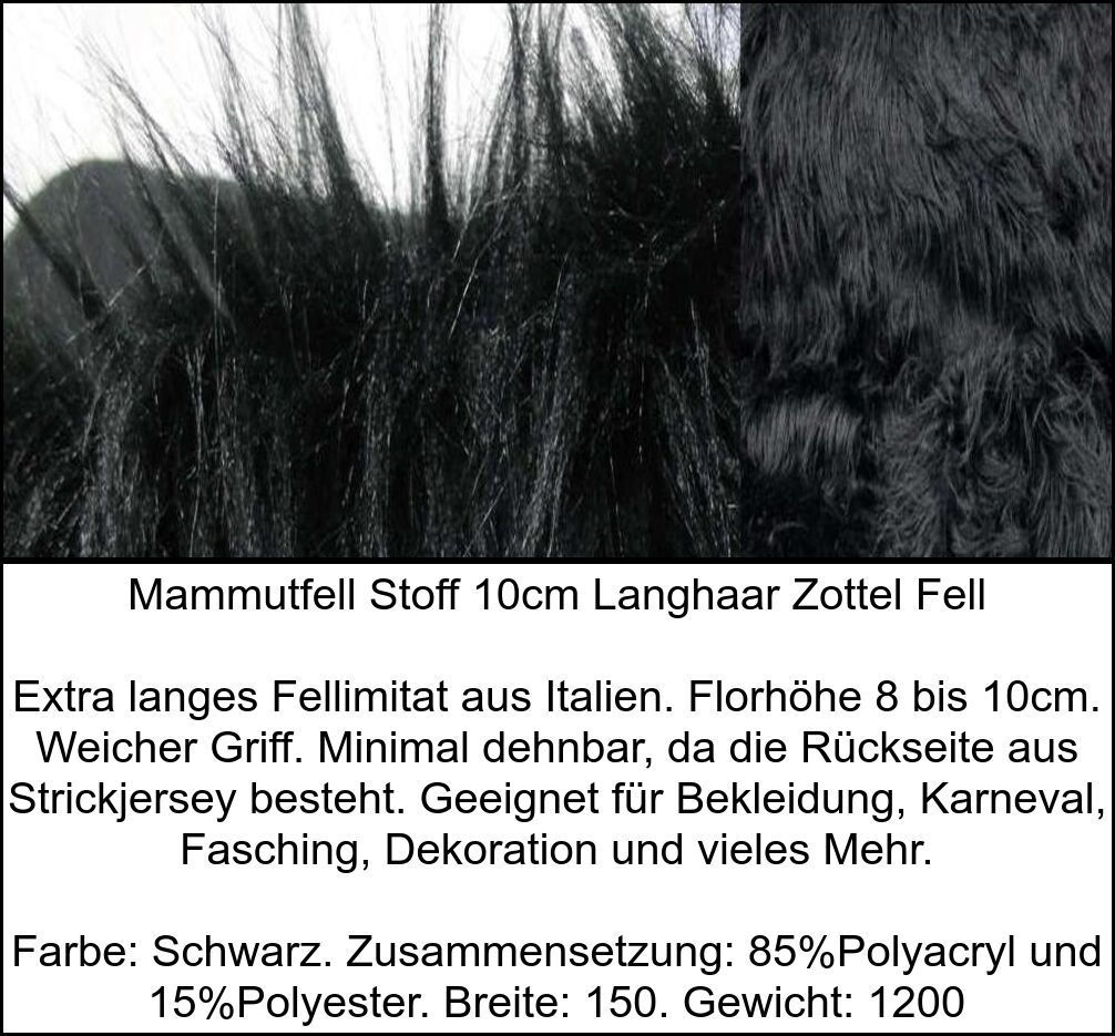 STOFFBOOK LANGHAAR MAMMUT TIERFELL WOLF ROSEN BATIK FELL STOFFE ~83 FARBEN #SG26 - Picture 24 of 83