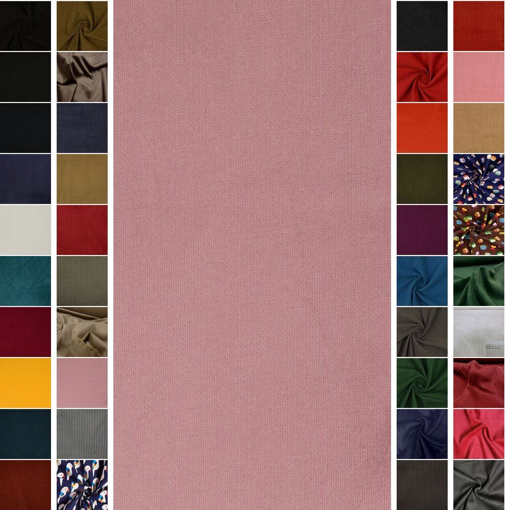 STOFFBOOK BREITCORD FEINCORD STOFF STOFFE METERWARE ~36 FARBEN #SG02 - Picture 48 of 75