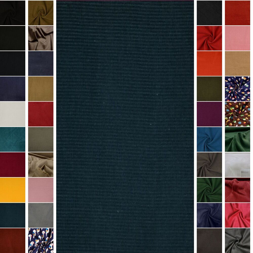 STOFFBOOK BREITCORD FEINCORD STOFF STOFFE METERWARE ~36 FARBEN #SG02 - Picture 50 of 75