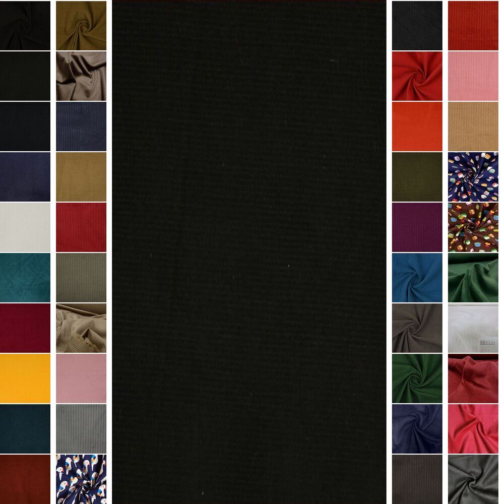 STOFFBOOK BREITCORD FEINCORD STOFF STOFFE METERWARE ~36 FARBEN #SG02 - Picture 38 of 75