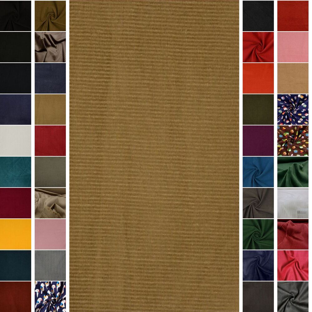 STOFFBOOK BREITCORD FEINCORD STOFF STOFFE METERWARE ~36 FARBEN #SG02 - Picture 40 of 75