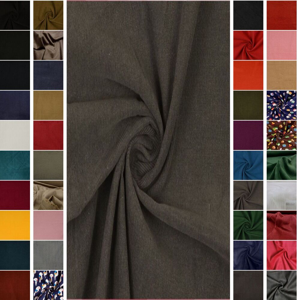 STOFFBOOK BREITCORD FEINCORD STOFF STOFFE METERWARE ~36 FARBEN #SG02 - Picture 18 of 75