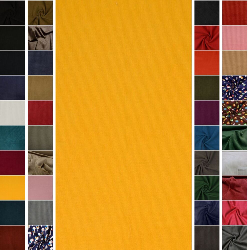 STOFFBOOK BREITCORD FEINCORD STOFF STOFFE METERWARE ~36 FARBEN #SG02 - Picture 22 of 75