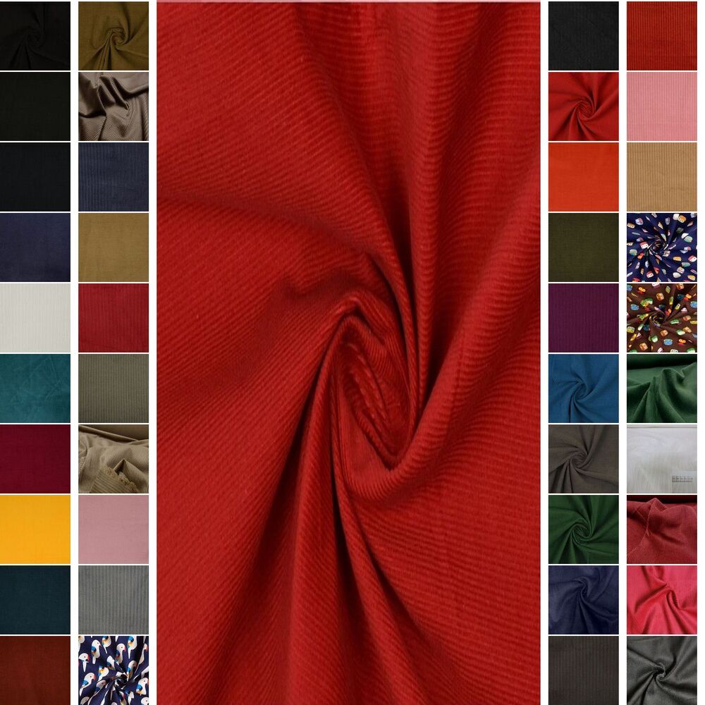 STOFFBOOK BREITCORD FEINCORD STOFF STOFFE METERWARE ~36 FARBEN #SG02 - Picture 24 of 75