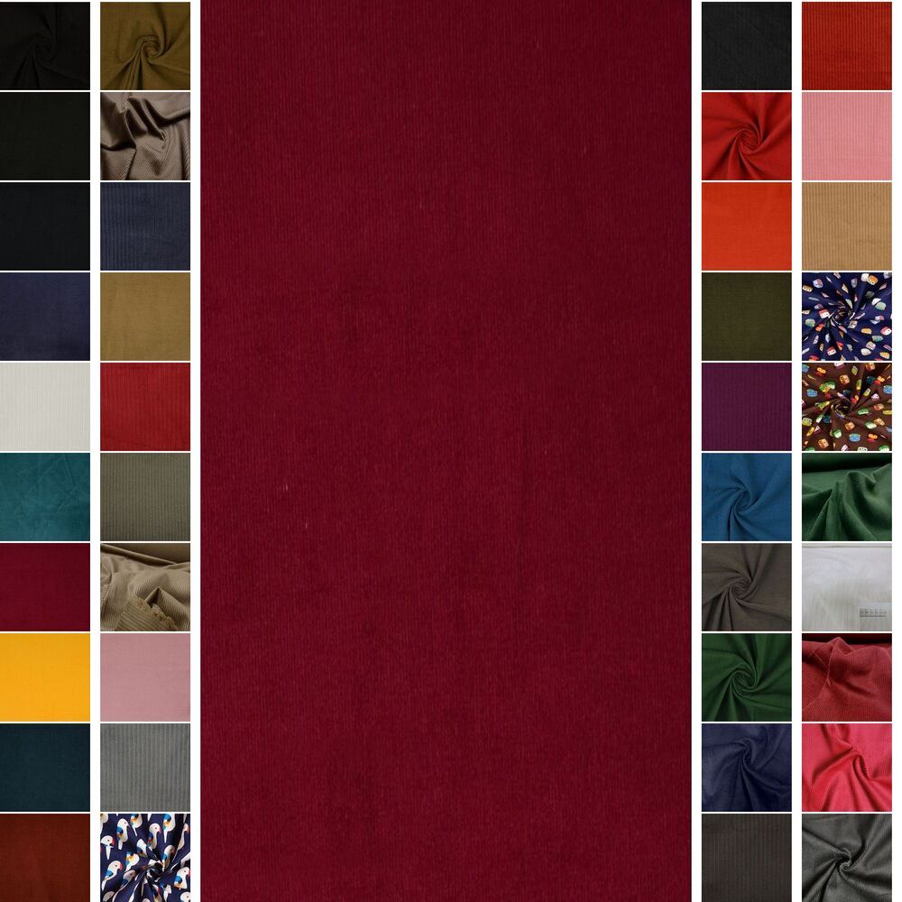 STOFFBOOK BREITCORD FEINCORD STOFF STOFFE METERWARE ~36 FARBEN #SG02 - Picture 26 of 75