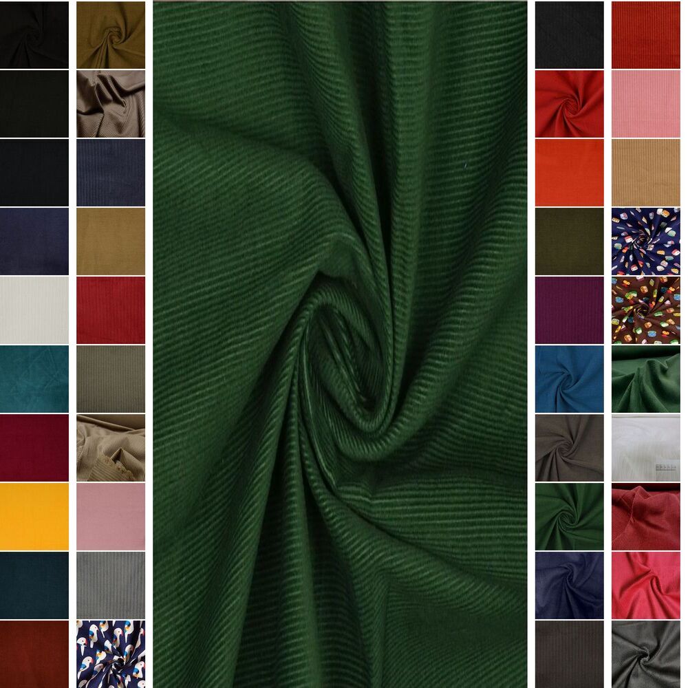 STOFFBOOK BREITCORD FEINCORD STOFF STOFFE METERWARE ~36 FARBEN #SG02 - Picture 30 of 75