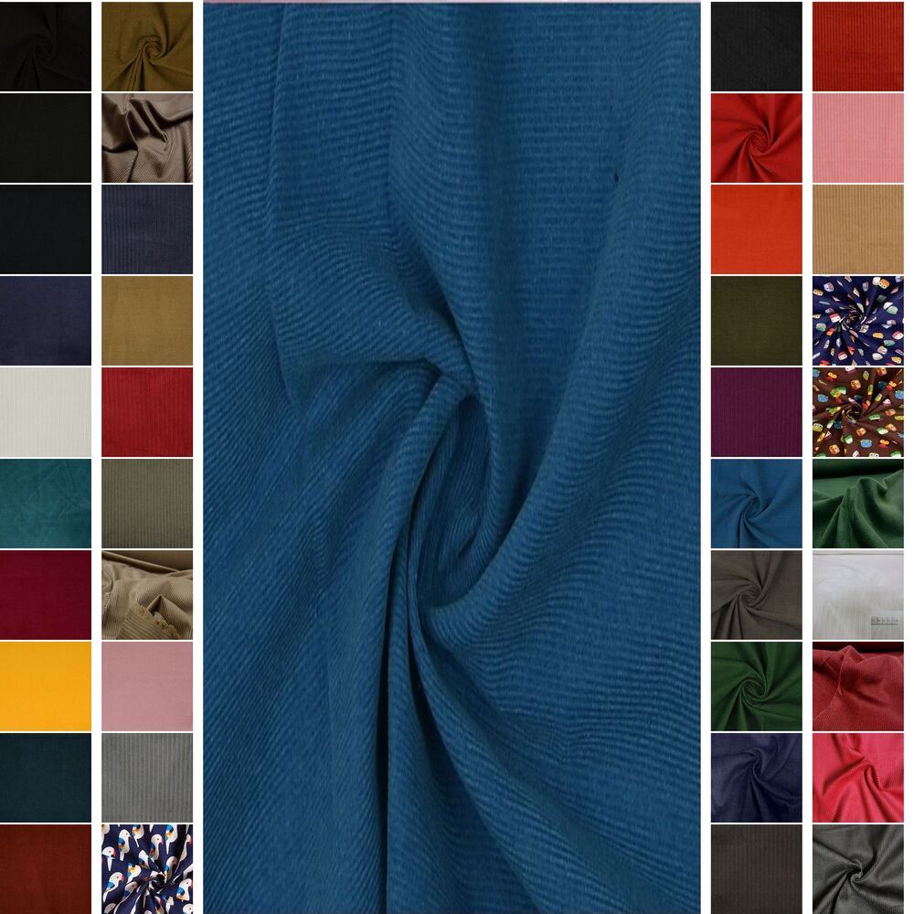 STOFFBOOK BREITCORD FEINCORD STOFF STOFFE METERWARE ~36 FARBEN #SG02 - Picture 32 of 75