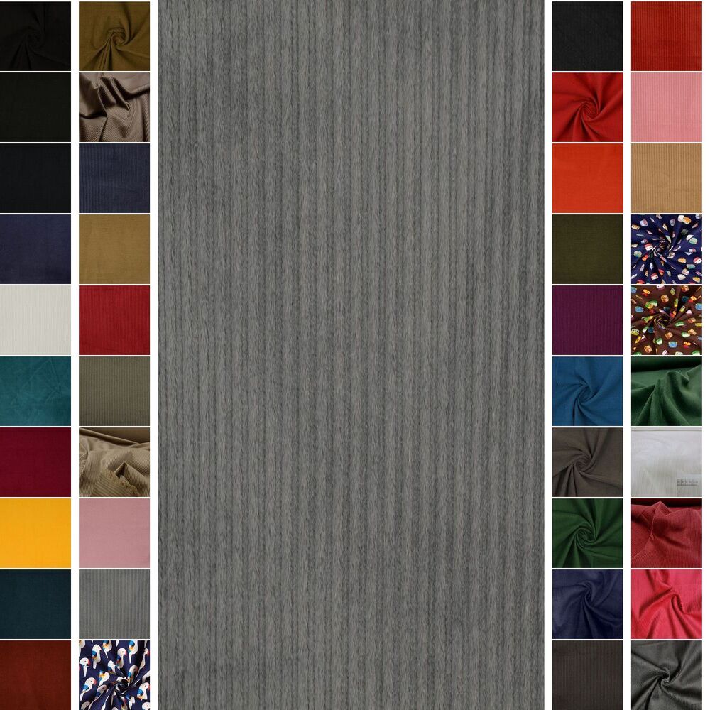 STOFFBOOK BREITCORD FEINCORD STOFF STOFFE METERWARE ~36 FARBEN #SG02 - Picture 56 of 75