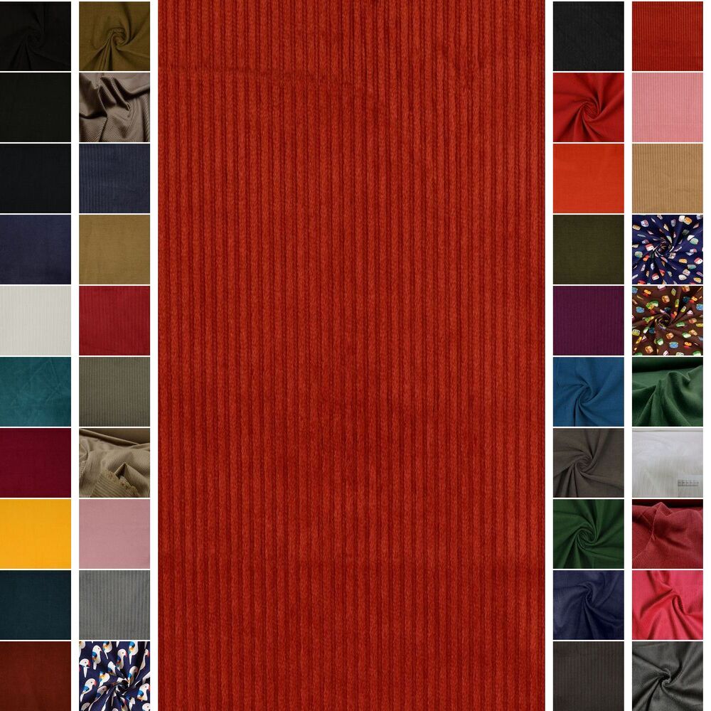 STOFFBOOK BREITCORD FEINCORD STOFF STOFFE METERWARE ~36 FARBEN #SG02 - Picture 64 of 75