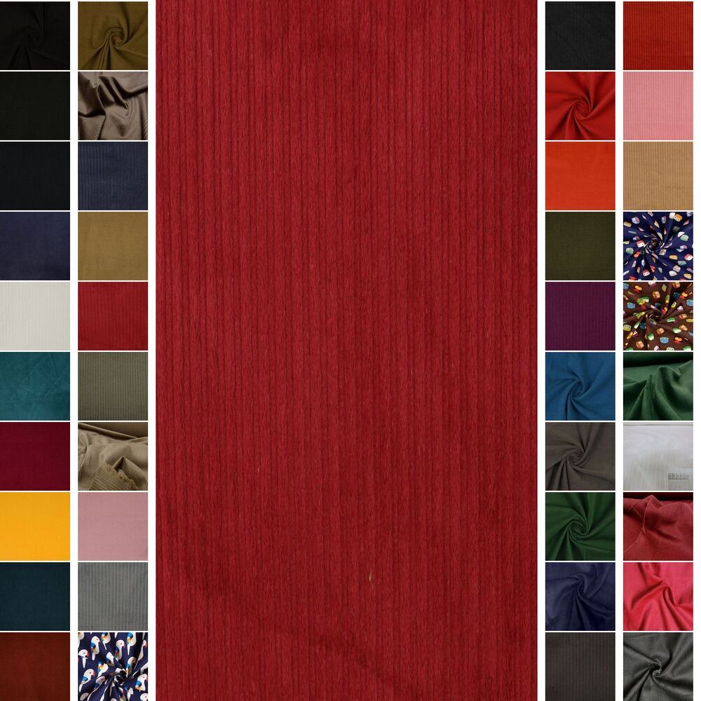 STOFFBOOK BREITCORD FEINCORD STOFF STOFFE METERWARE ~36 FARBEN #SG02 - Picture 68 of 75