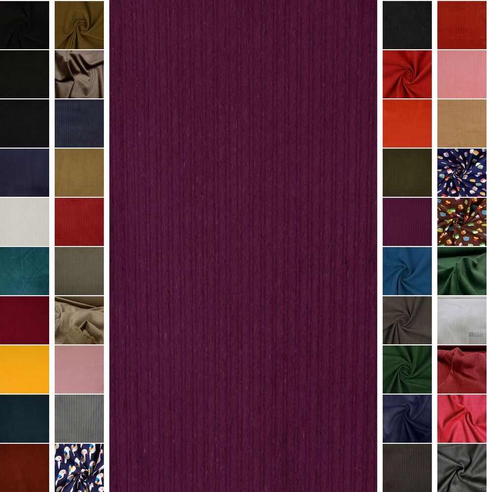 STOFFBOOK BREITCORD FEINCORD STOFF STOFFE METERWARE ~36 FARBEN #SG02 - Picture 70 of 75