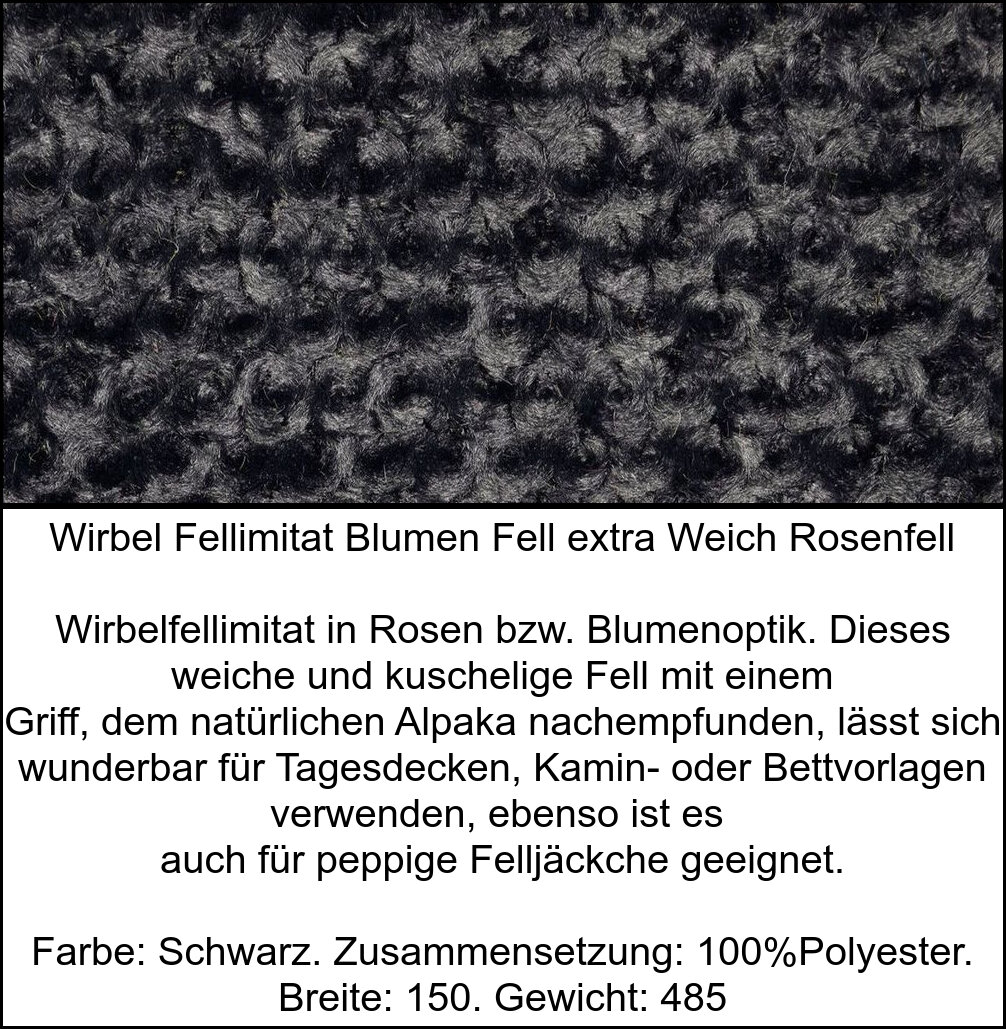 STOFFBOOK LANGHAAR MAMMUT TIERFELL WOLF ROSEN BATIK FELL STOFFE ~83 FARBEN #SG26 - Picture 1 of 83