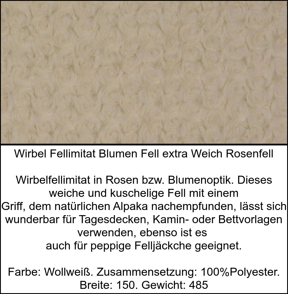 STOFFBOOK LANGHAAR MAMMUT TIERFELL WOLF ROSEN BATIK FELL STOFFE ~83 FARBEN #SG26 - Picture 3 of 83