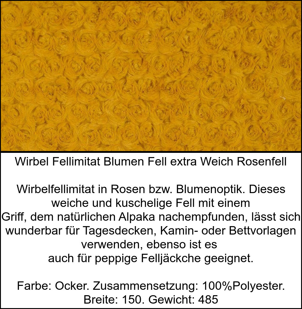 STOFFBOOK LANGHAAR MAMMUT TIERFELL WOLF ROSEN BATIK FELL STOFFE ~83 FARBEN #SG26 - Picture 4 of 83