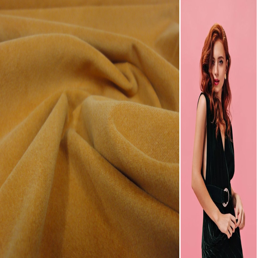 SAMT STOFF METERWARE VELOURS COUCH VORHANG SAMTSTOFF BAUMWOLLE NICKI VELOURSTOFF - Picture 100 of 107