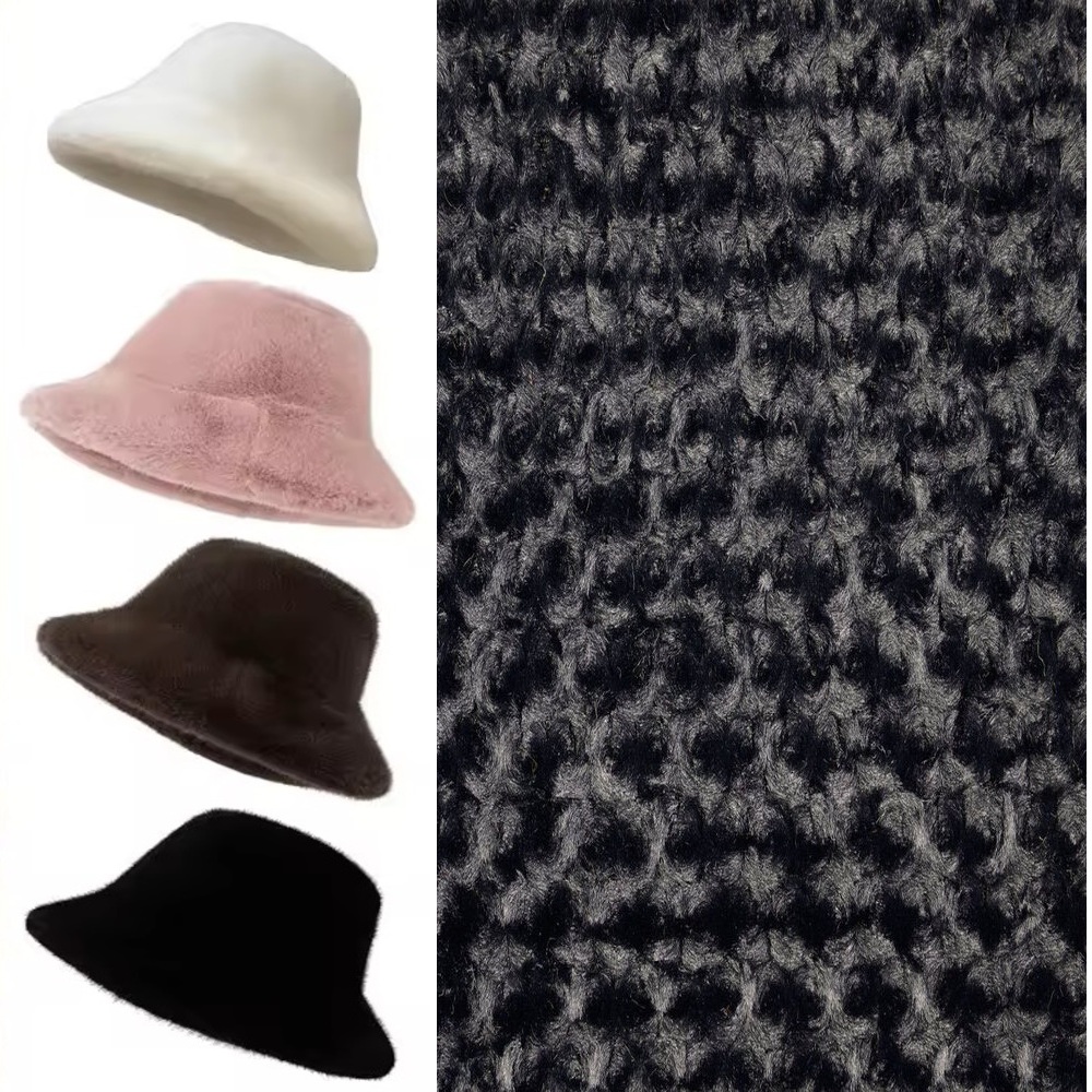 KANINCHEN FELLIMITAT STOFF PELZ PLÜSCHSTOFF BLUMEN-WIRBELMUSTER METERWARE DEKEN - Picture 4 of 63