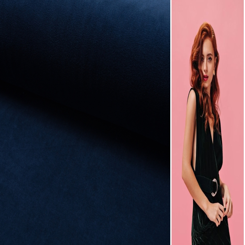 SAMT STOFF METERWARE VELOURS COUCH VORHANG SAMTSTOFF BAUMWOLLE NICKI VELOURSTOFF - Picture 48 of 107