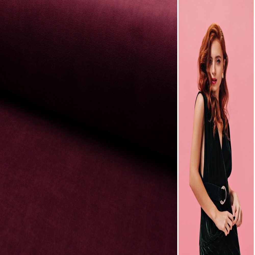 SAMT STOFF METERWARE VELOURS COUCH VORHANG SAMTSTOFF BAUMWOLLE NICKI VELOURSTOFF - Picture 50 of 107