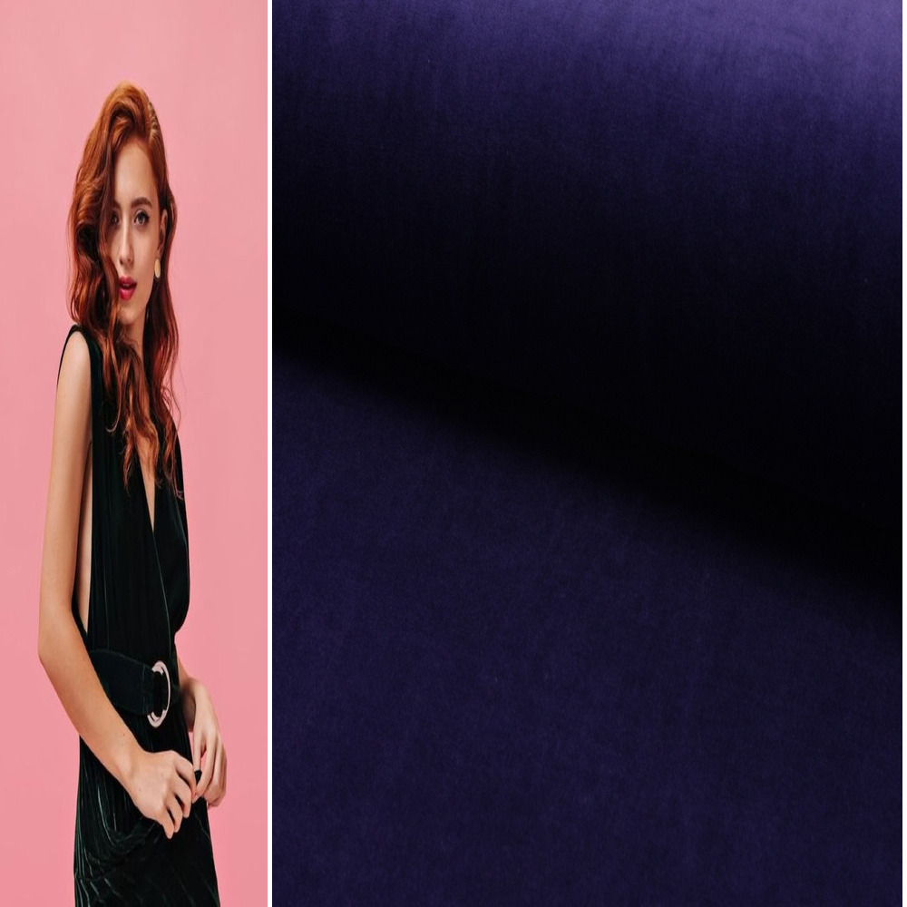 SAMT STOFF METERWARE VELOURS COUCH VORHANG SAMTSTOFF BAUMWOLLE NICKI VELOURSTOFF - Picture 52 of 107