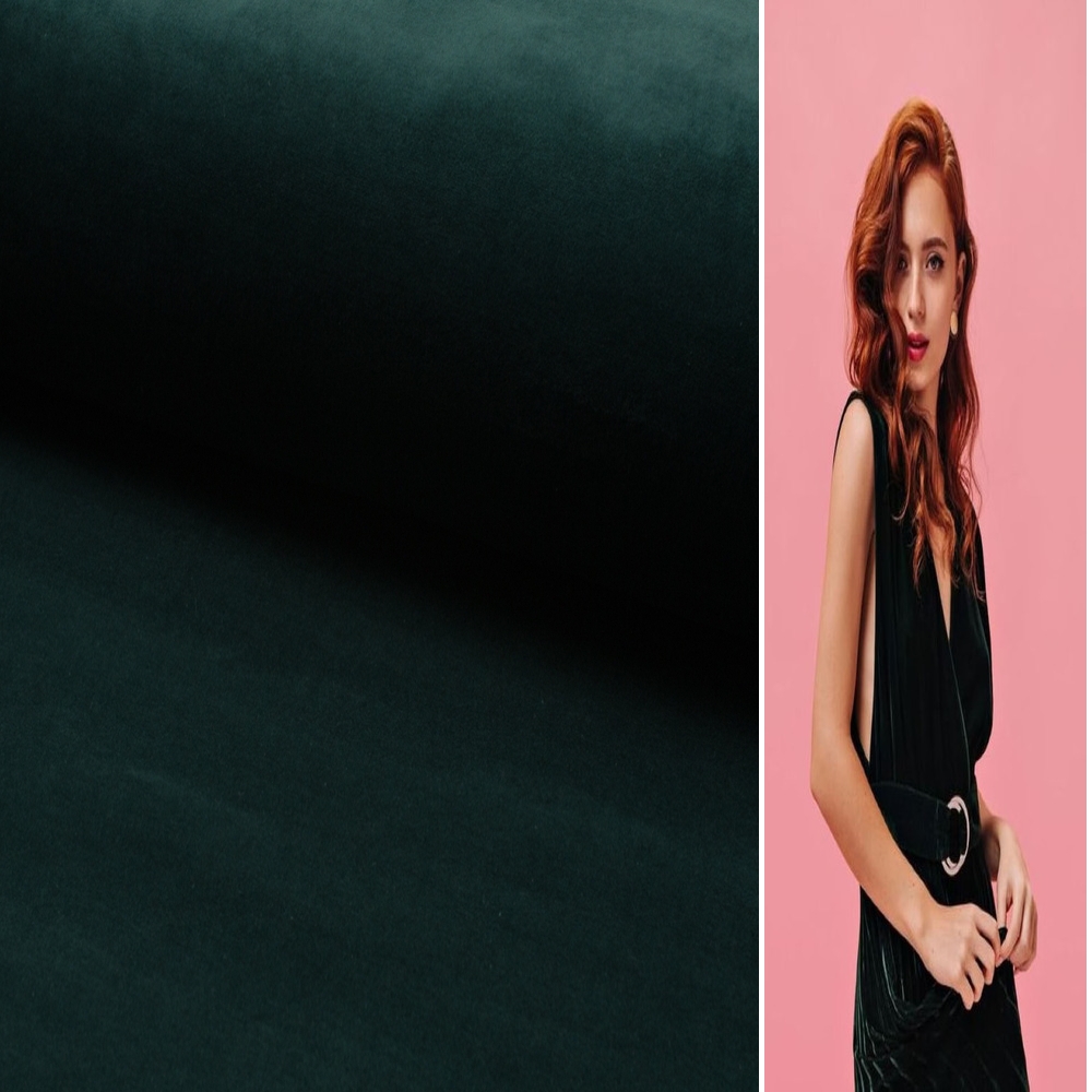 SAMT STOFF METERWARE VELOURS COUCH VORHANG SAMTSTOFF BAUMWOLLE NICKI VELOURSTOFF - Picture 54 of 107