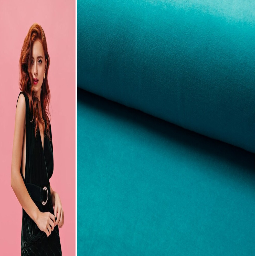 SAMT STOFF METERWARE VELOURS COUCH VORHANG SAMTSTOFF BAUMWOLLE NICKI VELOURSTOFF - Picture 64 of 107