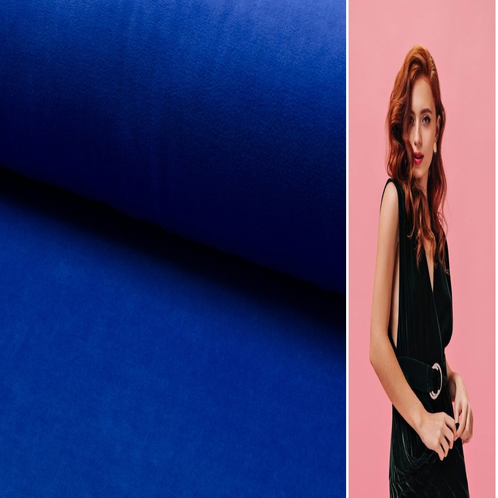 SAMT STOFF METERWARE VELOURS COUCH VORHANG SAMTSTOFF BAUMWOLLE NICKI VELOURSTOFF - Picture 46 of 107