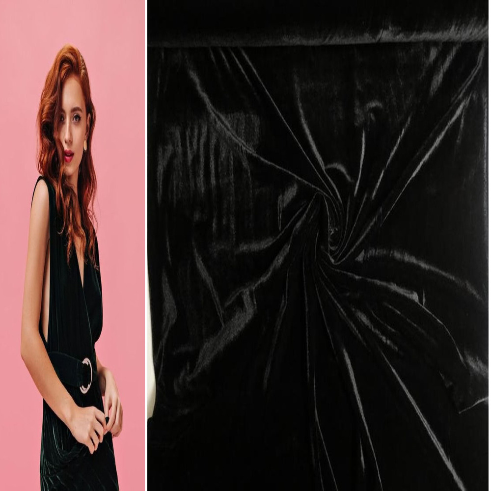 SAMT STOFF METERWARE VELOURS COUCH VORHANG SAMTSTOFF BAUMWOLLE NICKI VELOURSTOFF - Picture 6 of 107