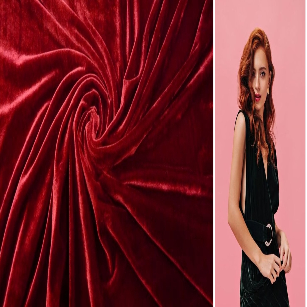 SAMT STOFF METERWARE VELOURS COUCH VORHANG SAMTSTOFF BAUMWOLLE NICKI VELOURSTOFF - Picture 20 of 107