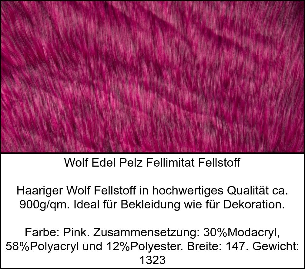 STOFFBOOK LANGHAAR MAMMUT TIERFELL WOLF ROSEN BATIK FELL STOFFE ~83 FARBEN #SG26 - Picture 50 of 83