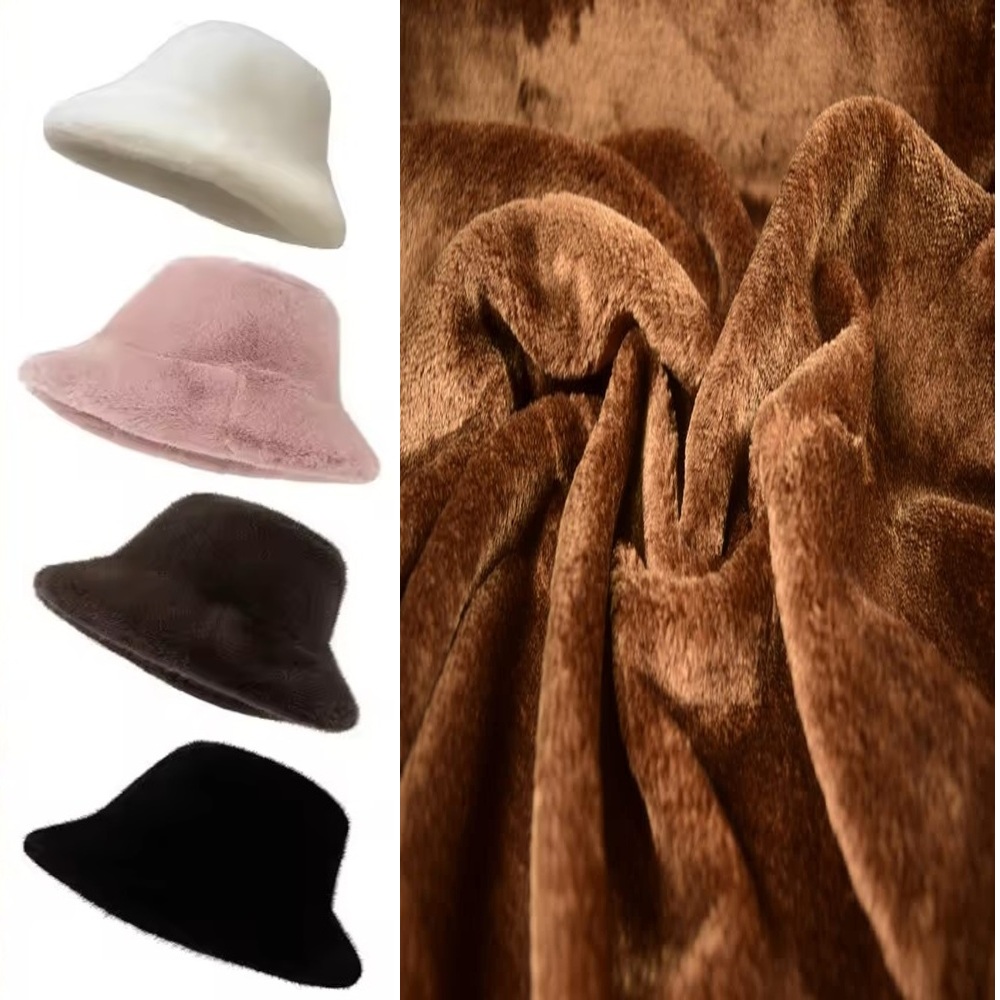 KANINCHEN FELLIMITAT STOFF PELZ PLÜSCHSTOFF BLUMEN-WIRBELMUSTER METERWARE DEKEN - Picture 22 of 63