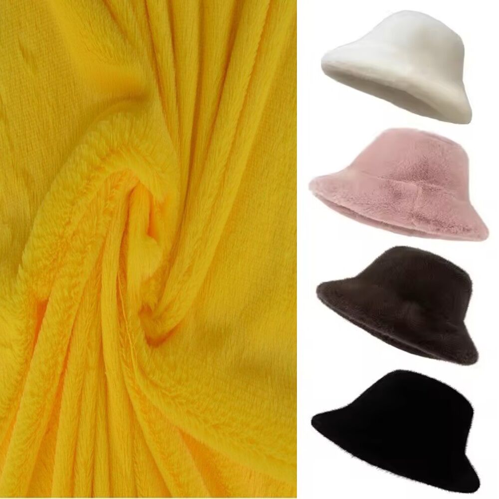 KANINCHEN FELLIMITAT STOFF PELZ PLÜSCHSTOFF BLUMEN-WIRBELMUSTER METERWARE DEKEN - Picture 62 of 63