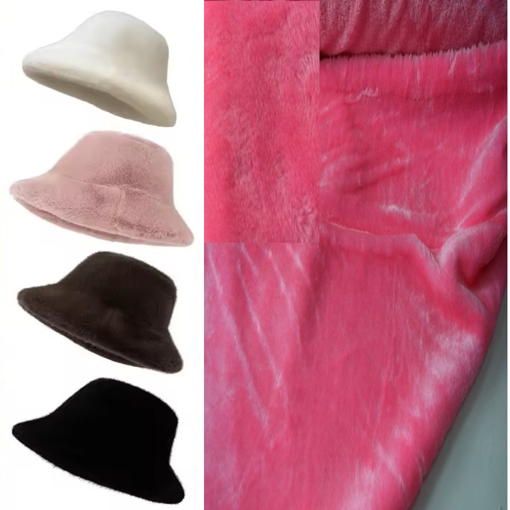 KANINCHEN FELLIMITAT STOFF PELZ PLÜSCHSTOFF BLUMEN-WIRBELMUSTER METERWARE DEKEN - Picture 32 of 63