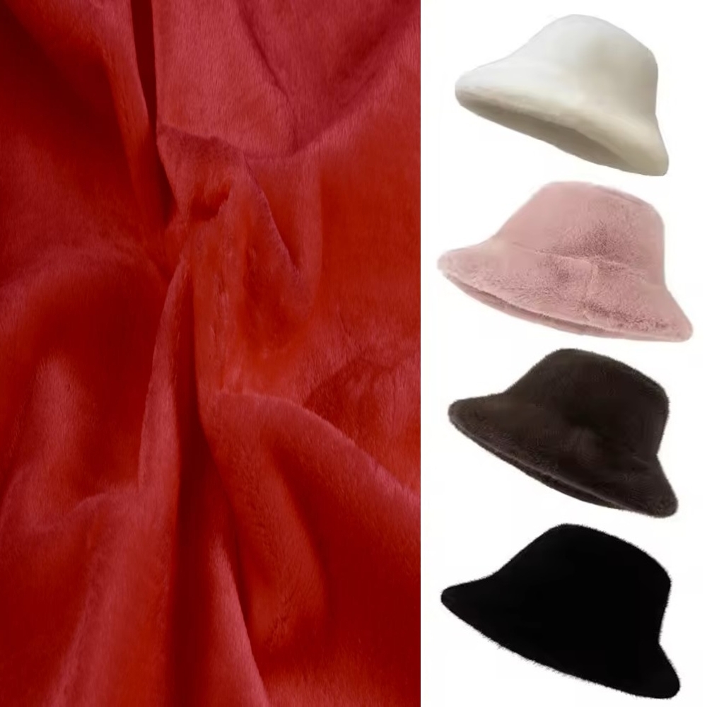 KANINCHEN FELLIMITAT STOFF PELZ PLÜSCHSTOFF BLUMEN-WIRBELMUSTER METERWARE DEKEN - Picture 40 of 63