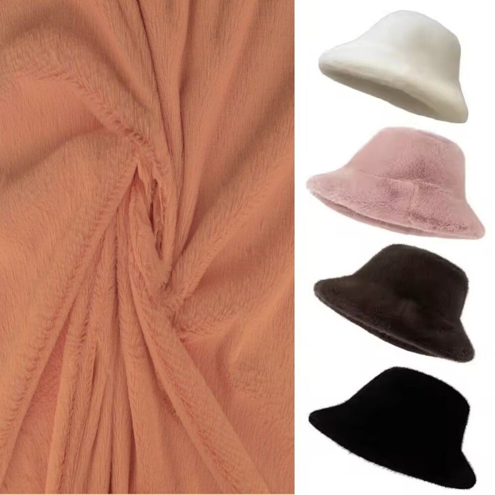 KANINCHEN FELLIMITAT STOFF PELZ PLÜSCHSTOFF BLUMEN-WIRBELMUSTER METERWARE DEKEN - Picture 60 of 63