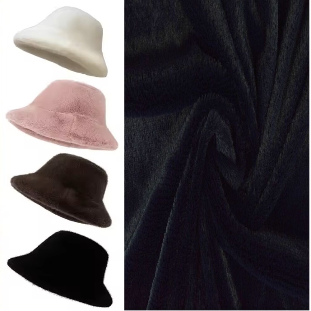 KANINCHEN FELLIMITAT STOFF PELZ PLÜSCHSTOFF BLUMEN-WIRBELMUSTER METERWARE DEKEN - Picture 50 of 63