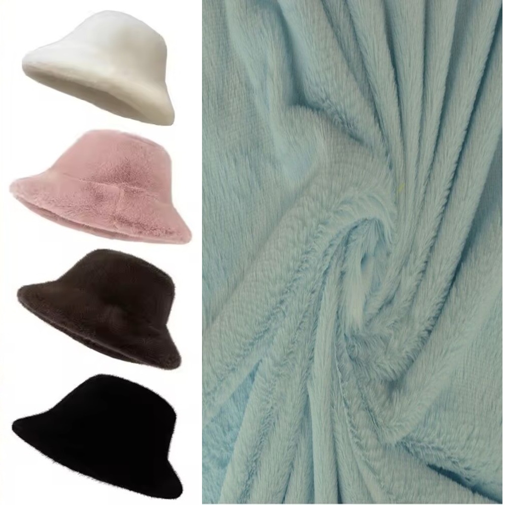 KANINCHEN FELLIMITAT STOFF PELZ PLÜSCHSTOFF BLUMEN-WIRBELMUSTER METERWARE DEKEN - Picture 52 of 63