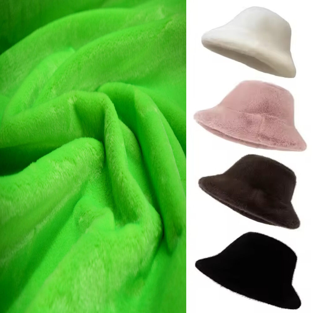 KANINCHEN FELLIMITAT STOFF PELZ PLÜSCHSTOFF BLUMEN-WIRBELMUSTER METERWARE DEKEN - Picture 30 of 63