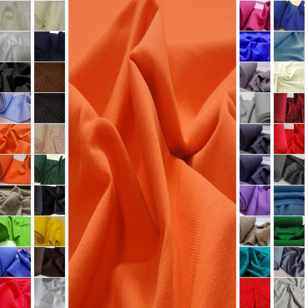 BAUMWOLLE SWEATSHIRT UND BÜNDCHENSTOFF STRICKSCHLAUCH ~41 FARBEN #C6-C9-A-B3 - Bild 66 von 83