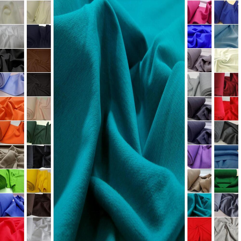 BAUMWOLLE SWEATSHIRT UND BÜNDCHENSTOFF STRICKSCHLAUCH ~41 FARBEN #C6-C9-A-B3 - Bild 68 von 83