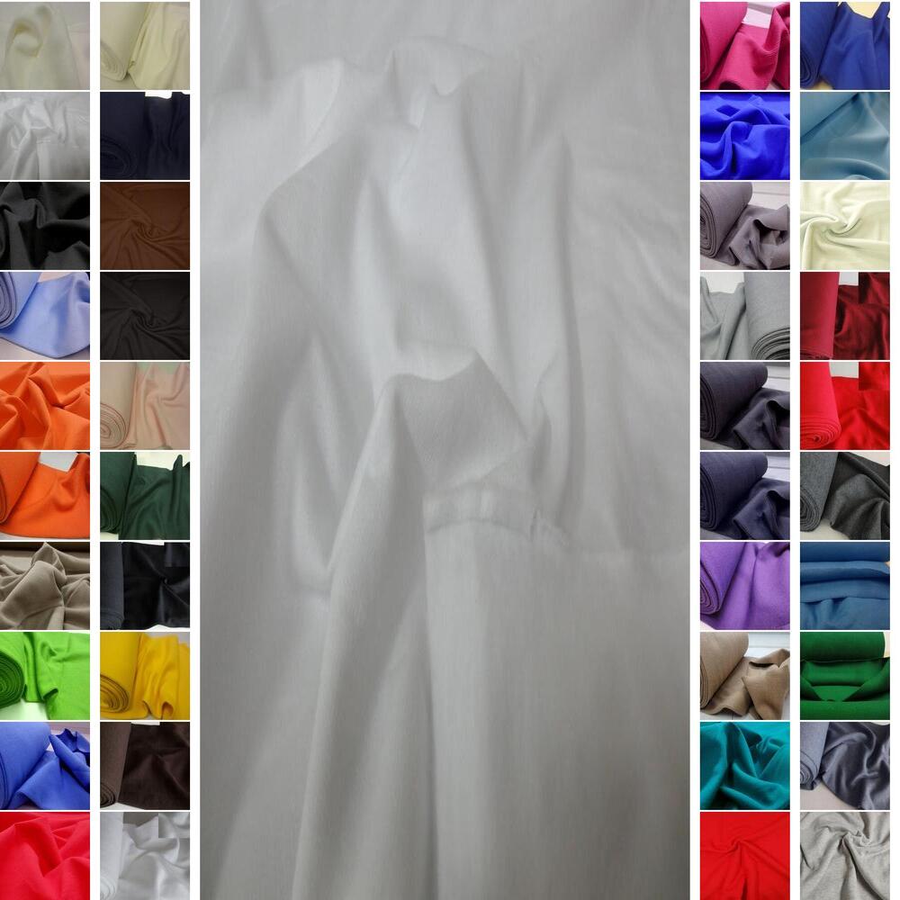 BAUMWOLLE SWEATSHIRT UND BÜNDCHENSTOFF STRICKSCHLAUCH ~41 FARBEN #C6-C9-A-B3 - Bild 82 von 83