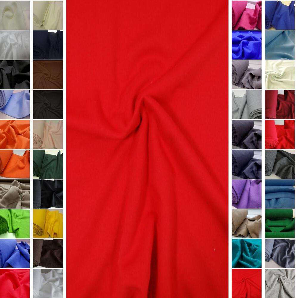 BAUMWOLLE SWEATSHIRT UND BÜNDCHENSTOFF STRICKSCHLAUCH ~41 FARBEN #C6-C9-A-B3 - Bild 76 von 83