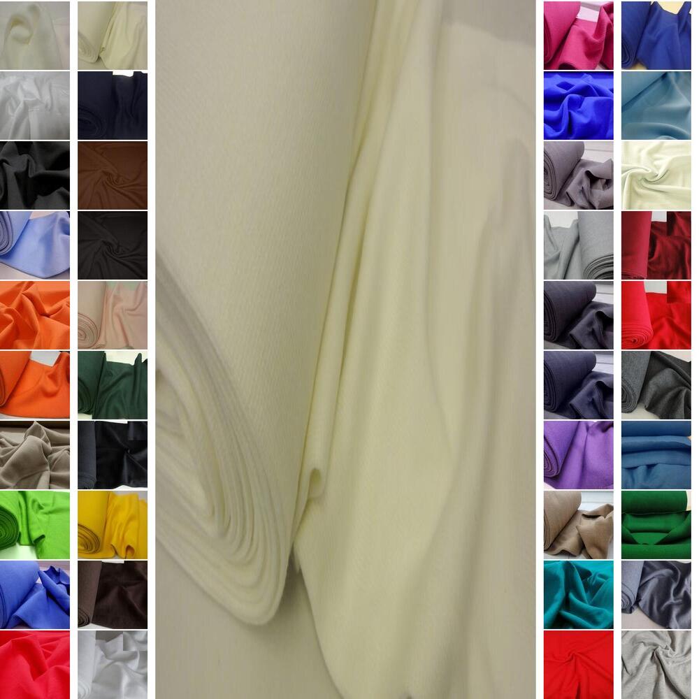BAUMWOLLE SWEATSHIRT UND BÜNDCHENSTOFF STRICKSCHLAUCH ~41 FARBEN #C6-C9-A-B3 - Bild 22 von 83