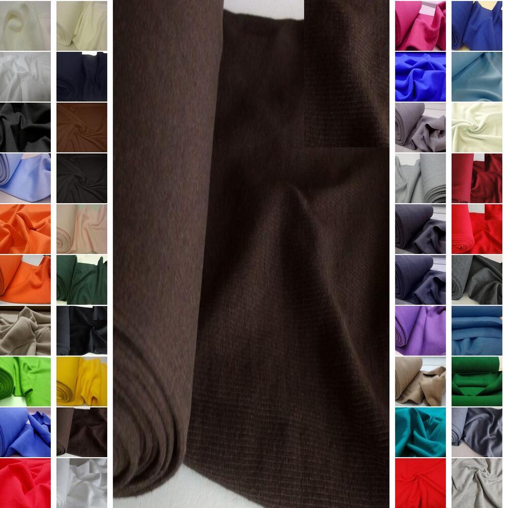 BAUMWOLLE SWEATSHIRT UND BÜNDCHENSTOFF STRICKSCHLAUCH ~41 FARBEN #C6-C9-A-B3 - Bild 8 von 83