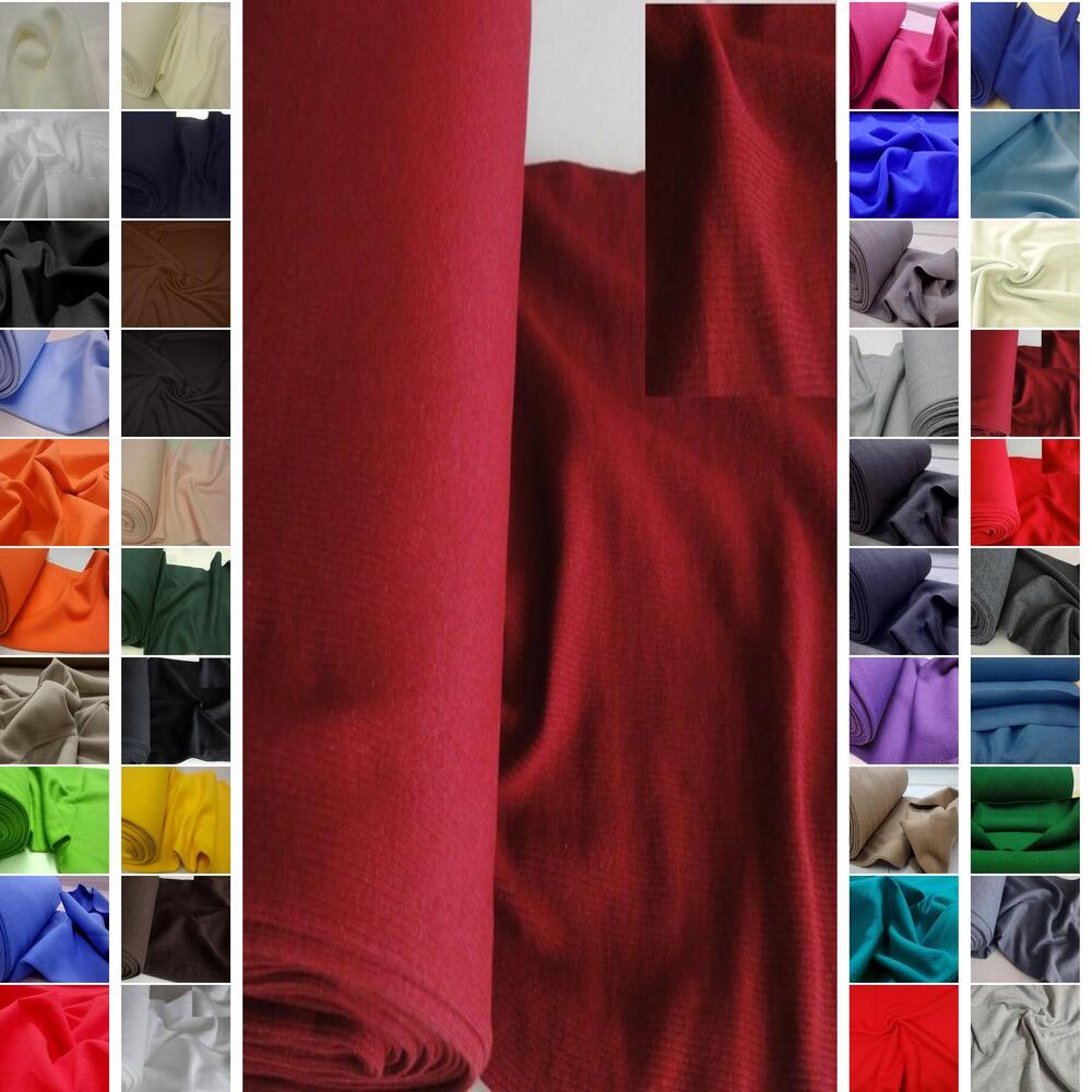 BAUMWOLLE SWEATSHIRT UND BÜNDCHENSTOFF STRICKSCHLAUCH ~41 FARBEN #C6-C9-A-B3 - Bild 6 von 83