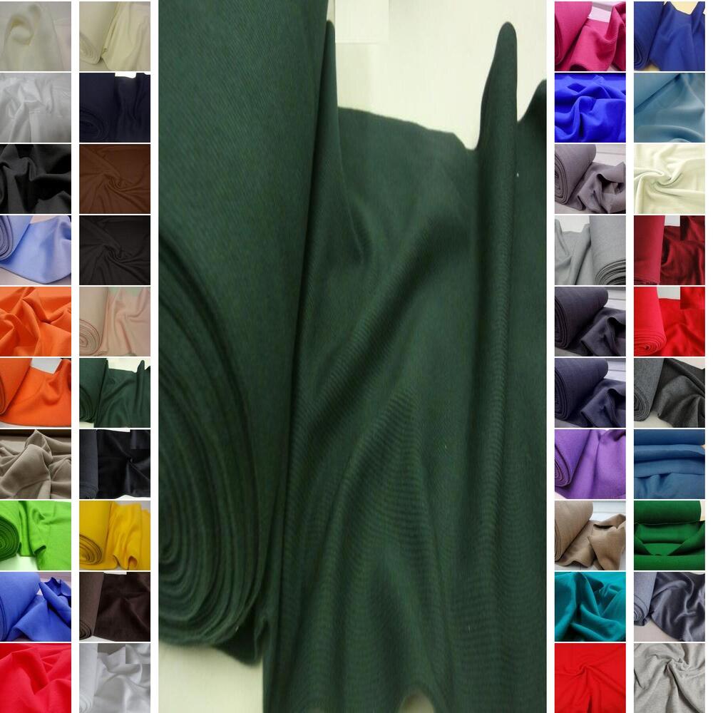 BAUMWOLLE SWEATSHIRT UND BÜNDCHENSTOFF STRICKSCHLAUCH ~41 FARBEN #C6-C9-A-B3 - Bild 28 von 83