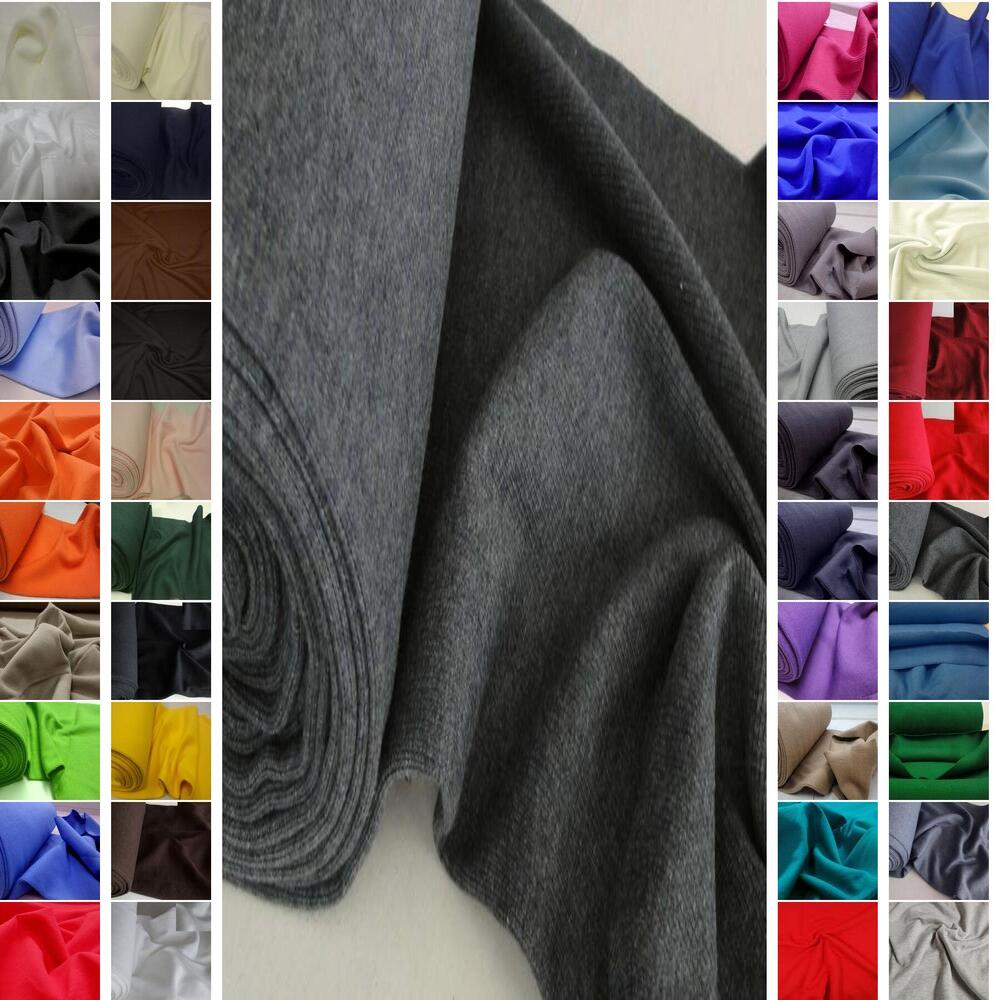 BAUMWOLLE SWEATSHIRT UND BÜNDCHENSTOFF STRICKSCHLAUCH ~41 FARBEN #C6-C9-A-B3 - Bild 16 von 83