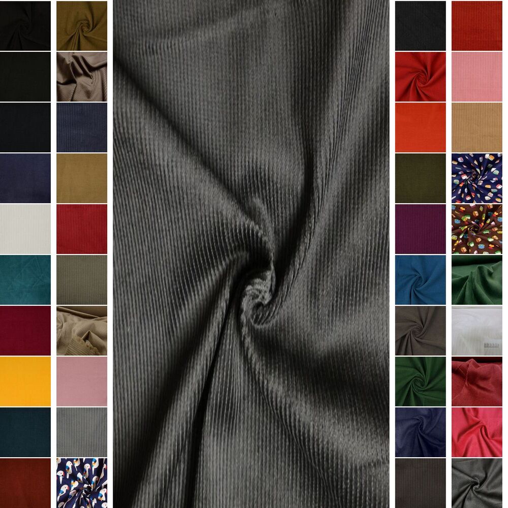 STOFFBOOK BREITCORD FEINCORD STOFF STOFFE METERWARE ~36 FARBEN #SG02 - Picture 4 of 75