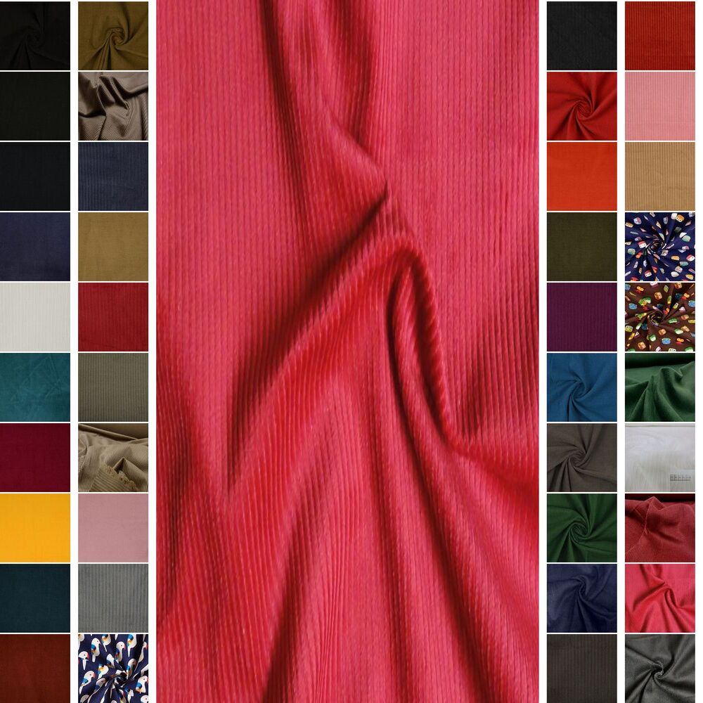 STOFFBOOK BREITCORD FEINCORD STOFF STOFFE METERWARE ~36 FARBEN #SG02 - Picture 6 of 75