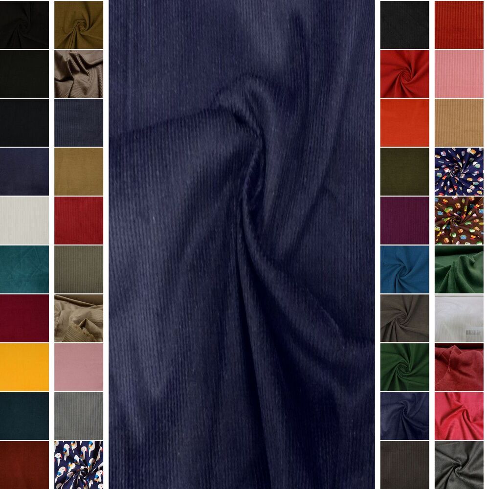 STOFFBOOK BREITCORD FEINCORD STOFF STOFFE METERWARE ~36 FARBEN #SG02 - Picture 8 of 75