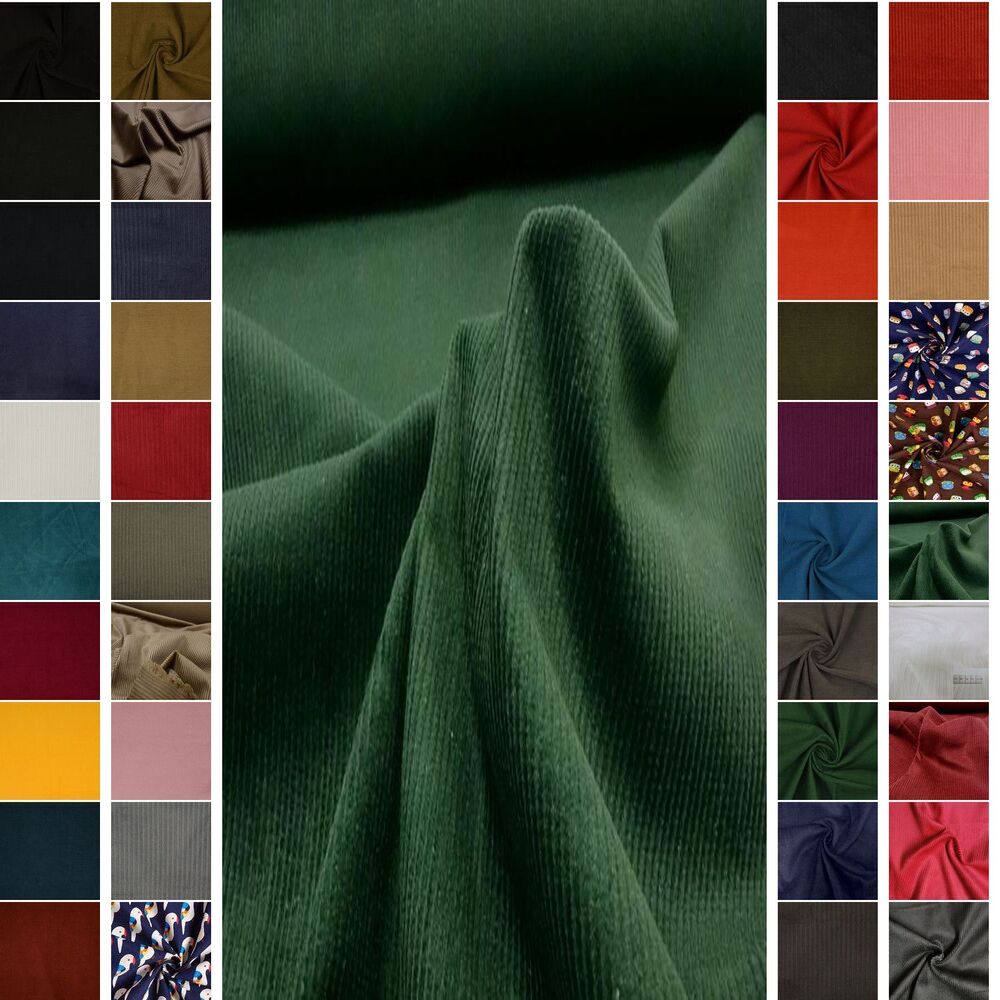 STOFFBOOK BREITCORD FEINCORD STOFF STOFFE METERWARE ~36 FARBEN #SG02 - Picture 14 of 75